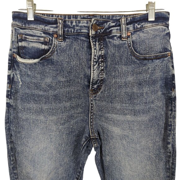 Boston Proper high-rise distressed straight leg Women's Jeans size‎ 10 - Picture 4 of 14